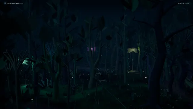 Enchanted Forest – Kamerabasierte generative Ausstellungsinstallation