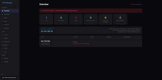 TYPO3-Manager