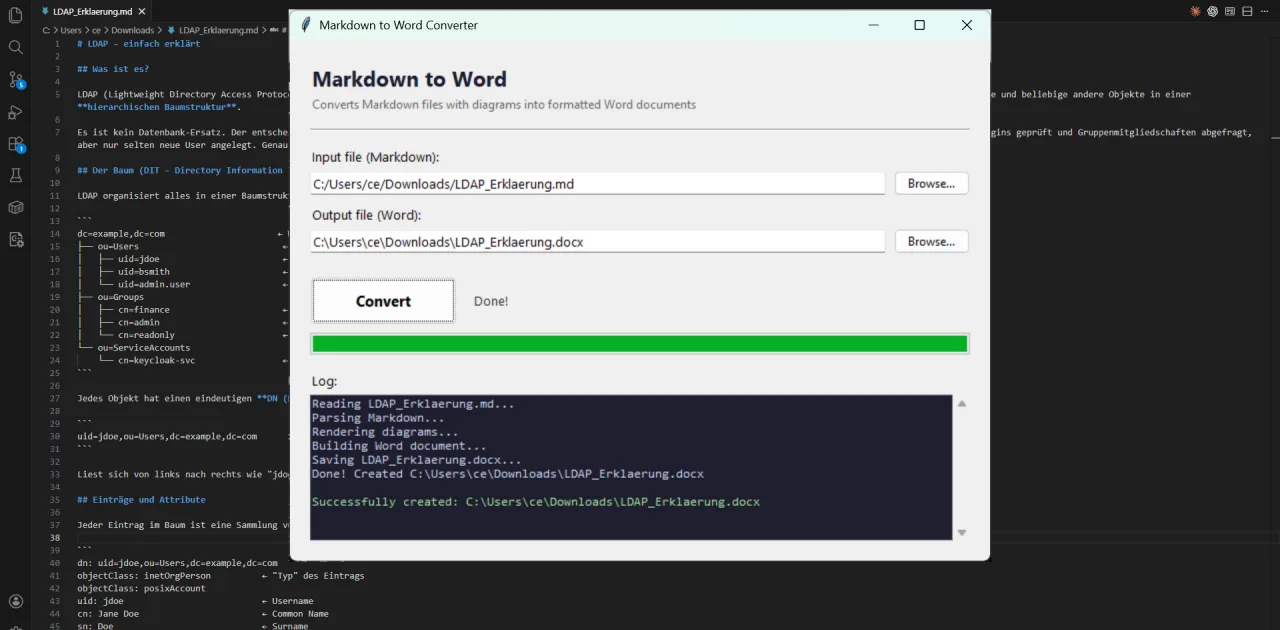 MD2Word – Markdown-zu-Word-Konverter